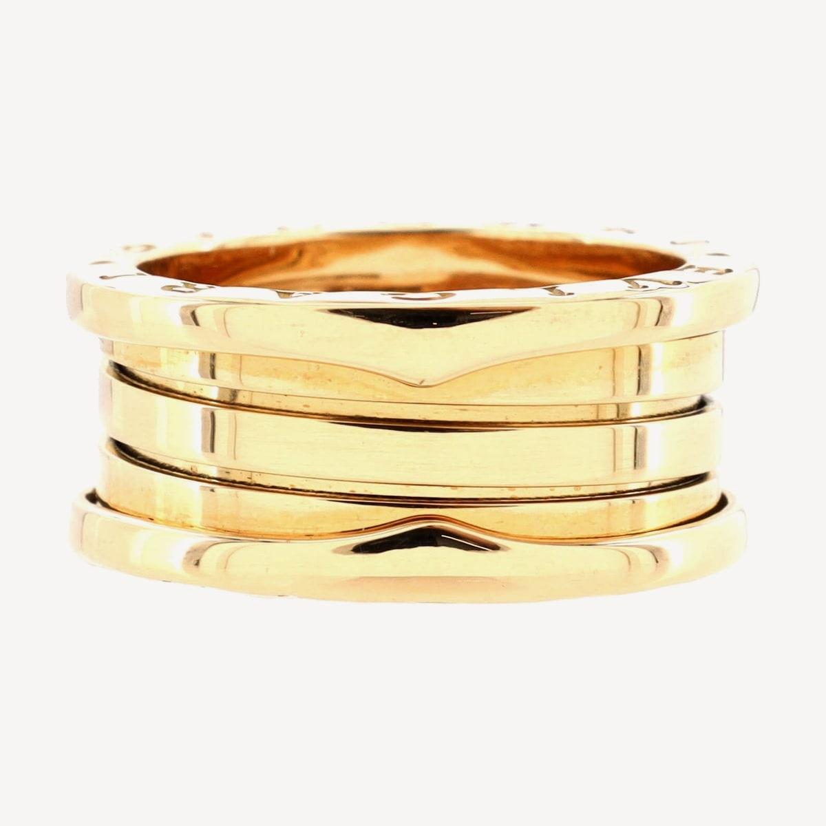 Bulgari B.zero1 three-band yellow gold ring