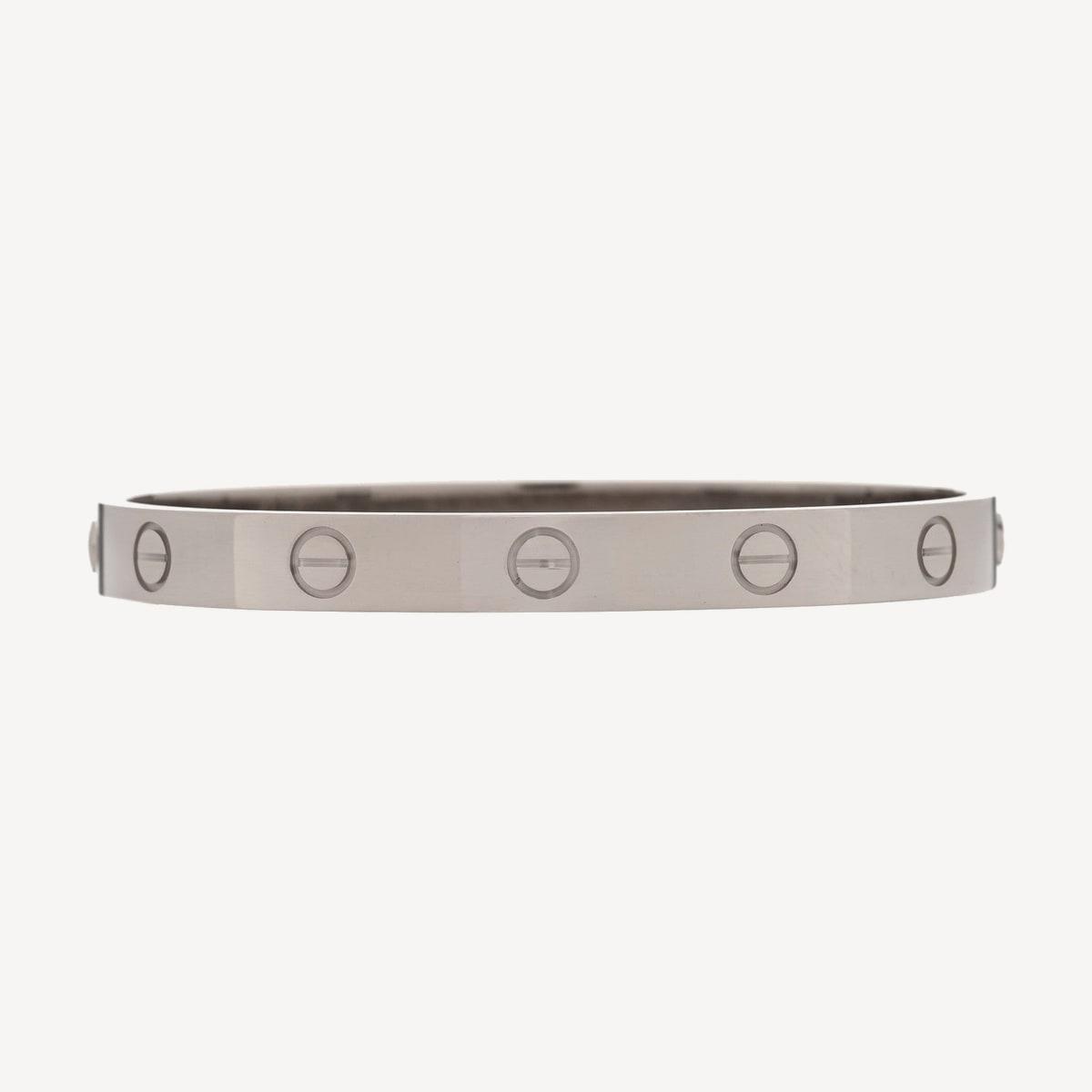 Cartier Love white gold bracelet