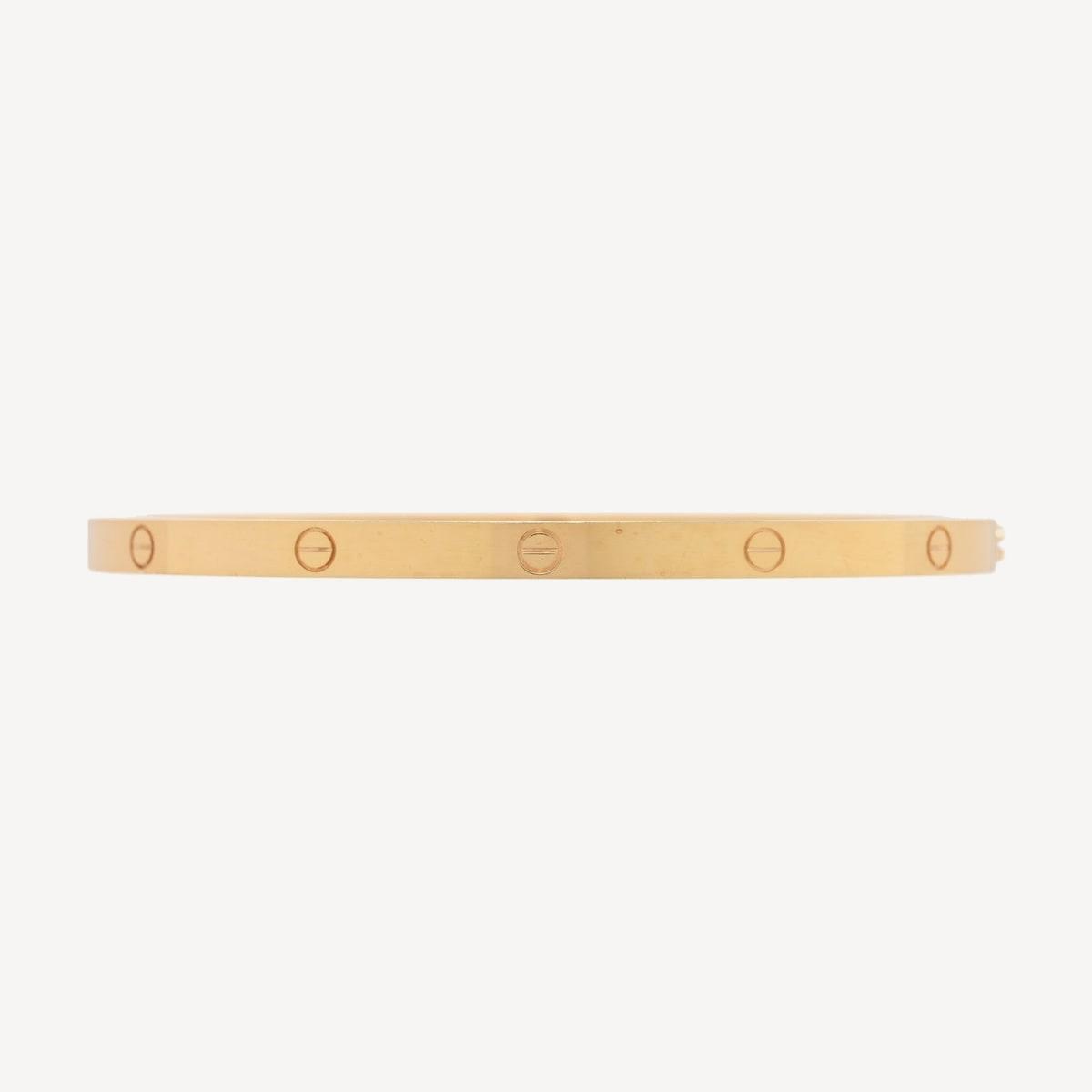 Cartier Love small bracelet in yellow gold