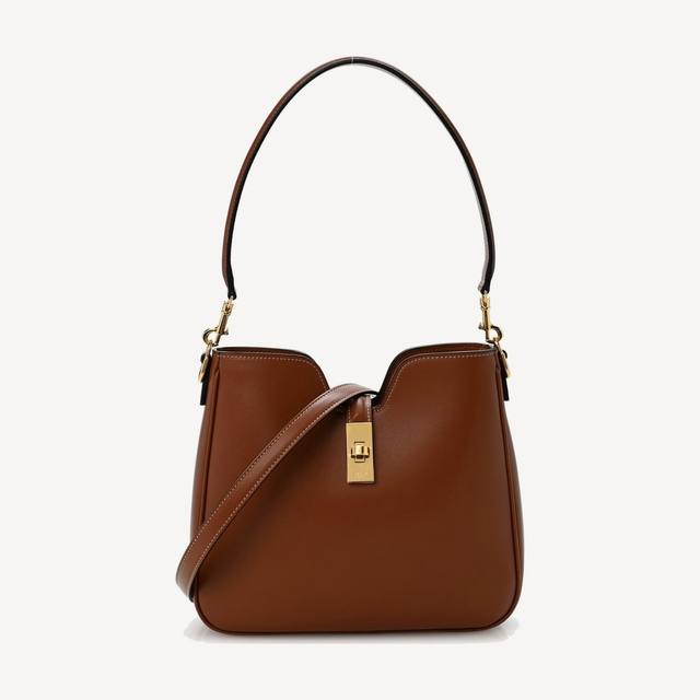 Celine Camille 16 Soft Small in tan smooth calfskin