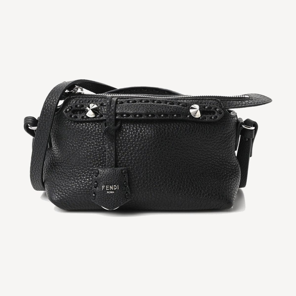 Fendi By The Way Selleria Mini in black Selleria leather