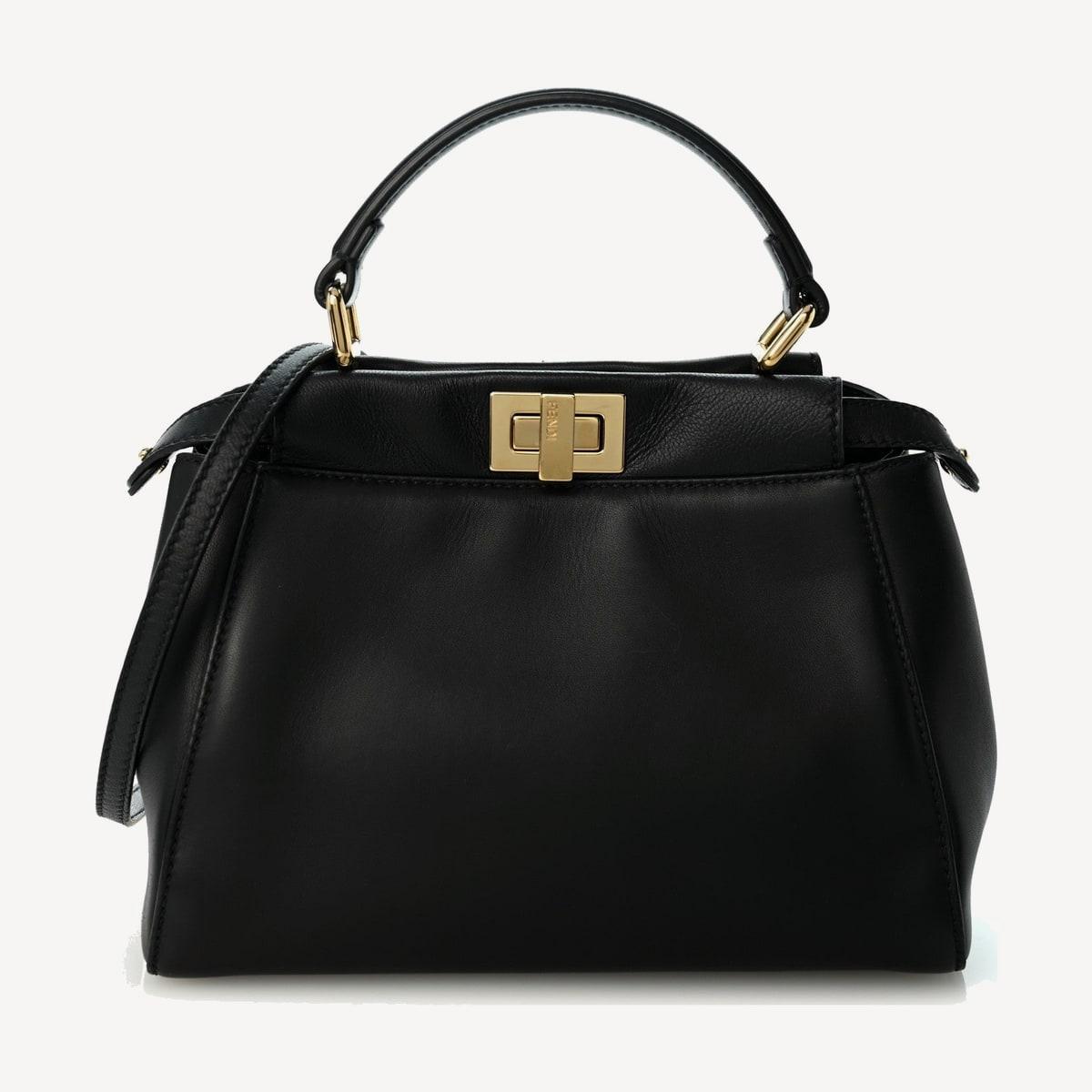 Fendi Peekaboo Mini in black leather