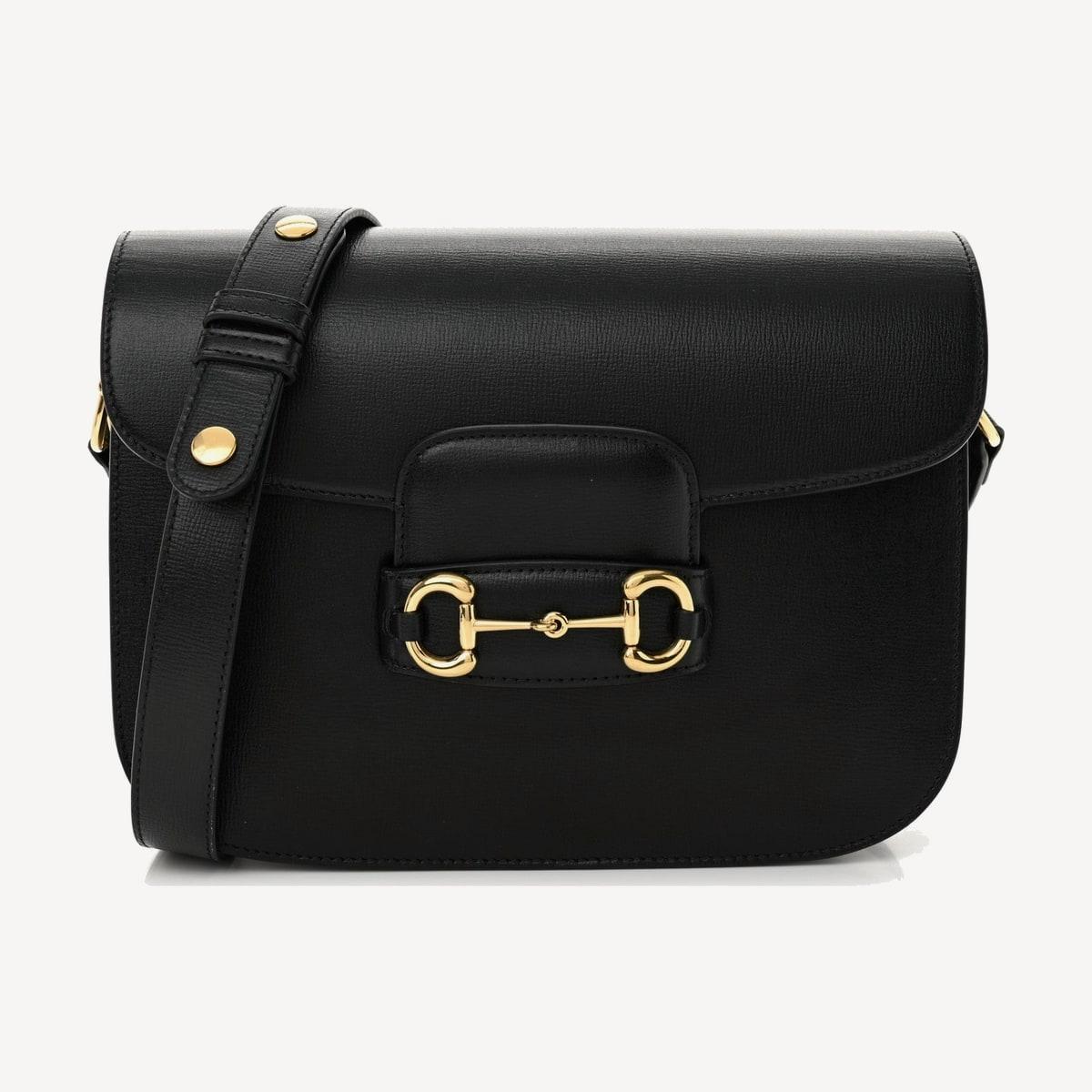 Gucci Horsebit 1955 shoulder bag in black leather