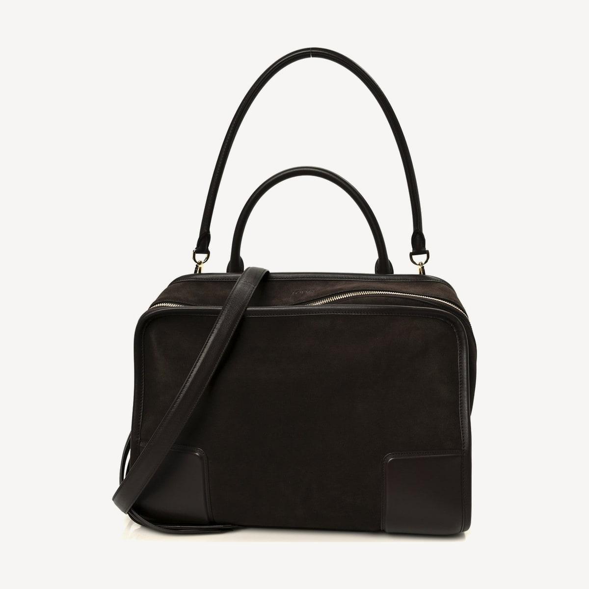 Loewe Amazona 180 Small in black soft calfskin