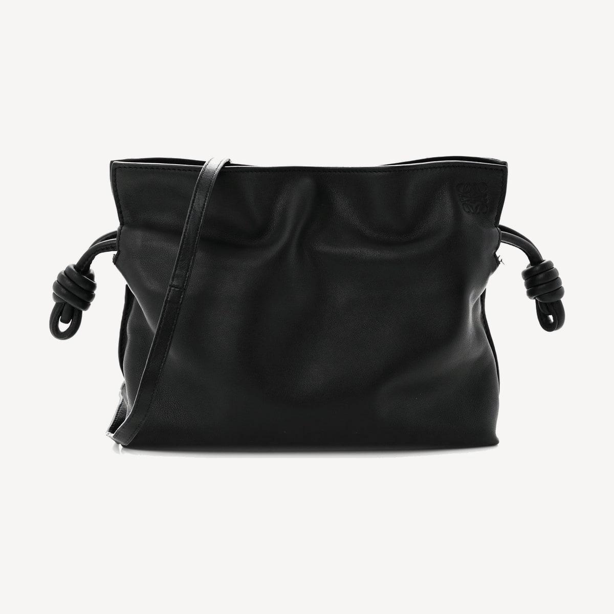 Loewe Flamenco Clutch Mini in black nappa calfskin
