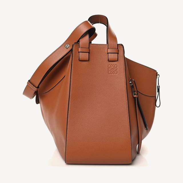 Loewe Hammock Small in tan calfskin