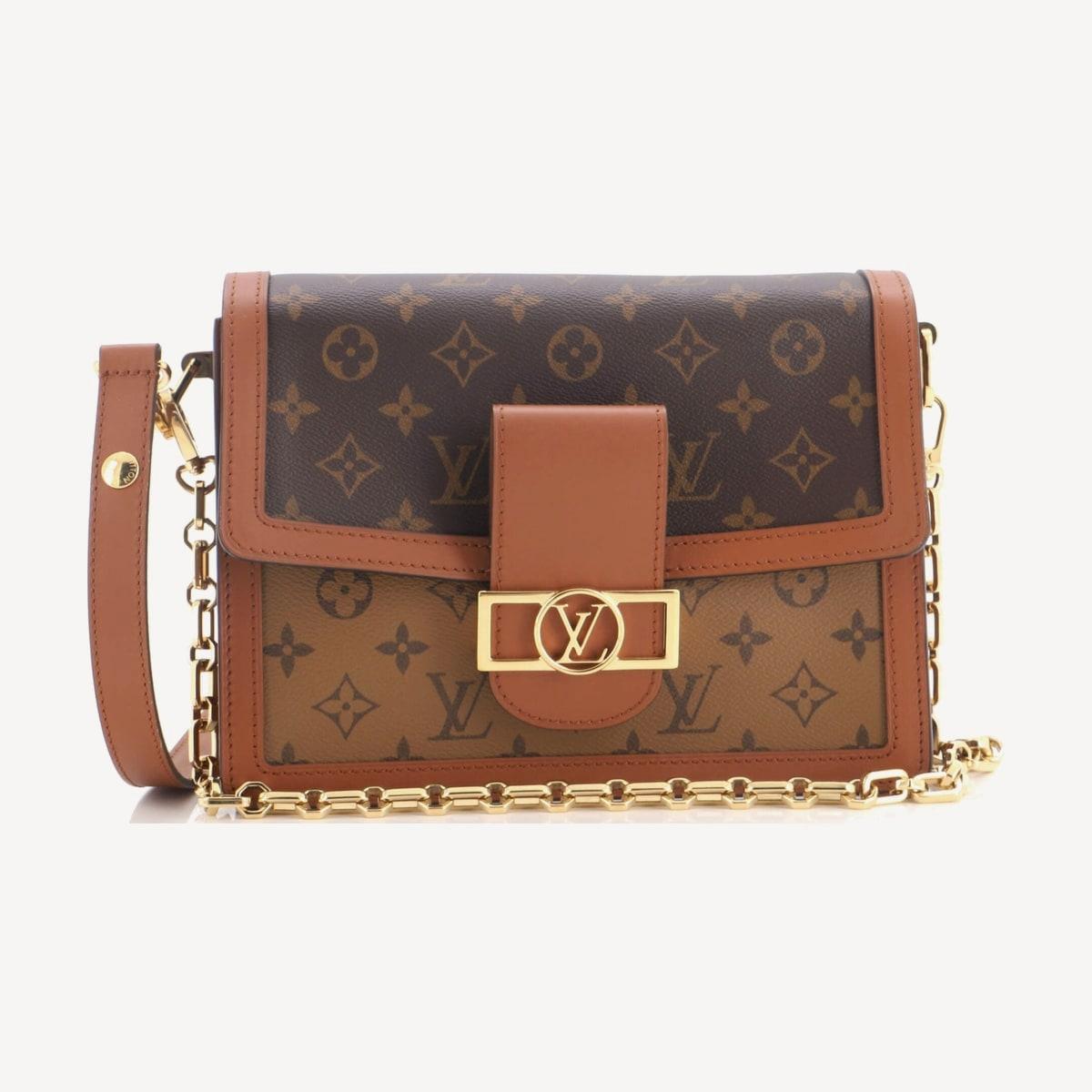 Louis Vuitton Dauphine MM in Monogram Reverse canvas