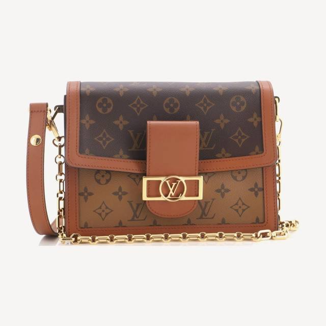 Louis Vuitton Dauphine MM in Monogram Reverse canvas