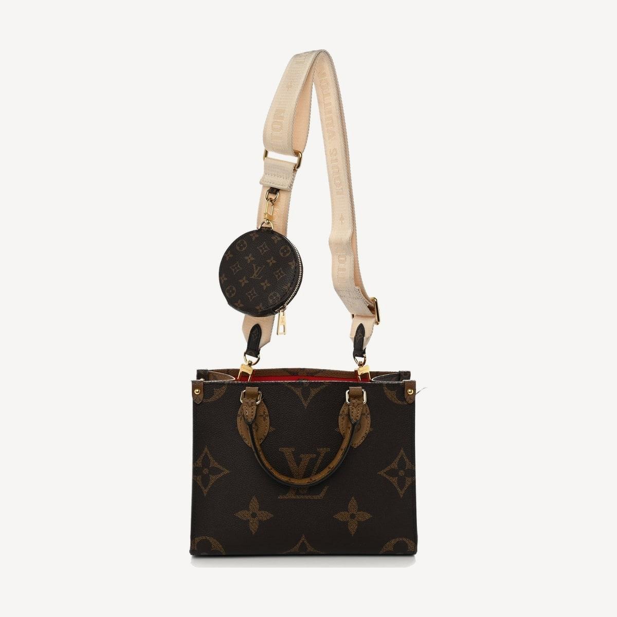 Louis Vuitton OnTheGo PM in Monogram and Monogram Reverse canvas