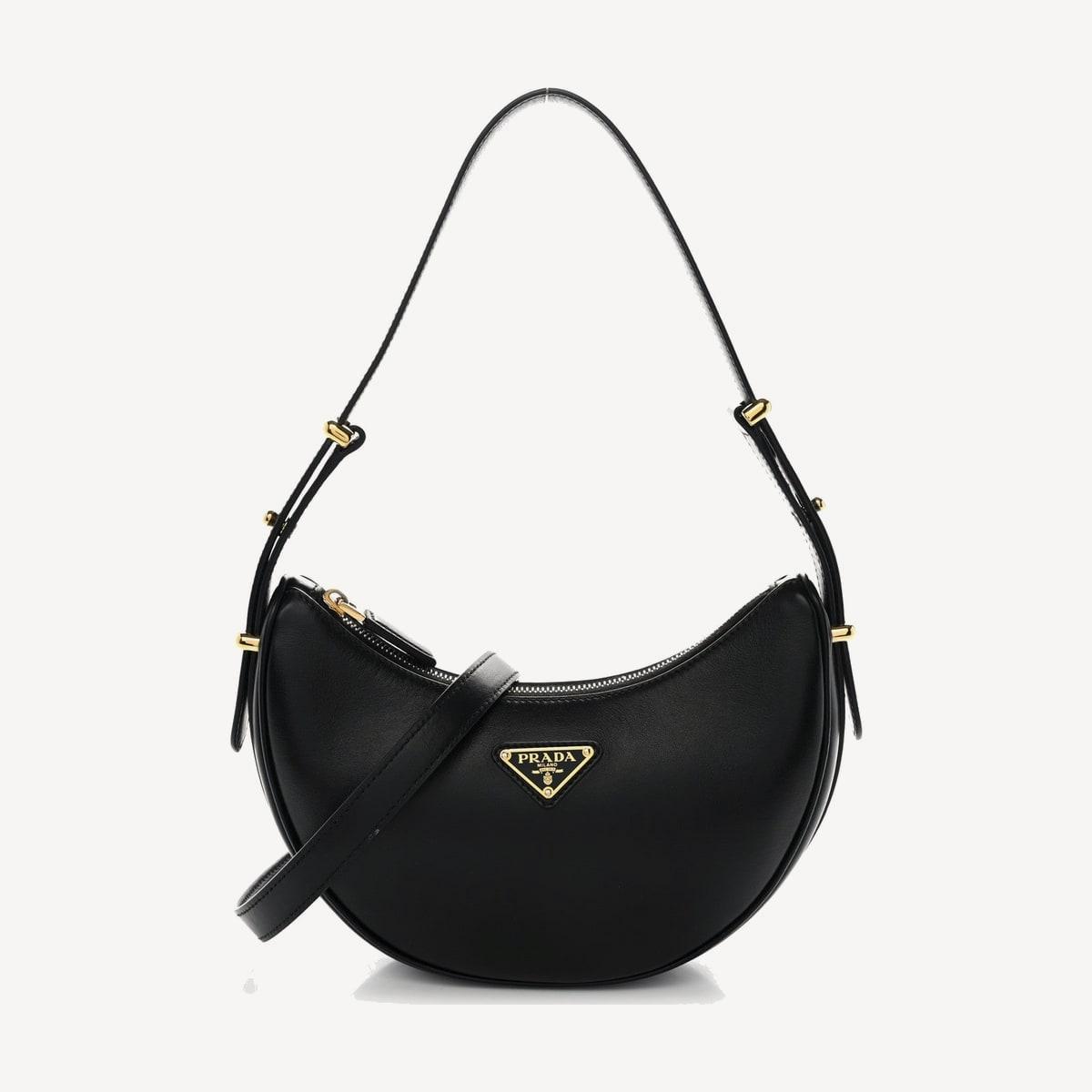 Prada Arqué Small in black leather