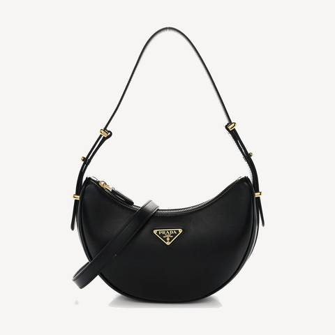 Prada Arqué Small in black leather