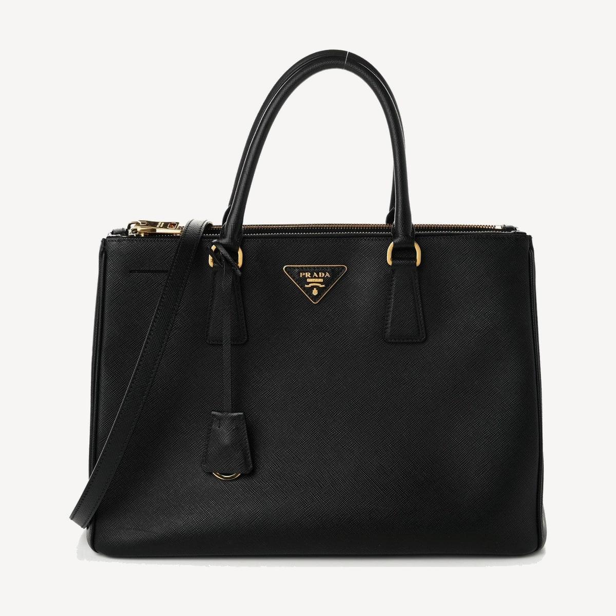 Prada Galleria Large in black Saffiano leather