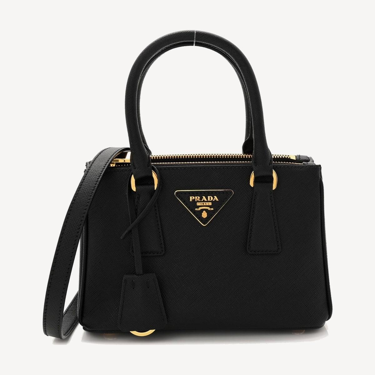 Prada Galleria Mini in black Saffiano leather