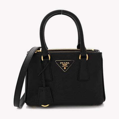 Prada Galleria Mini in black Saffiano leather