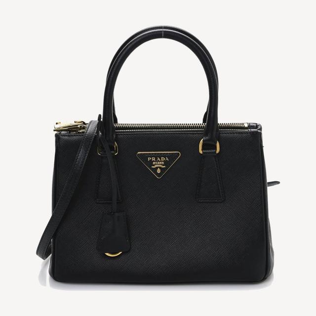 Prada Galleria Small in black Saffiano leather