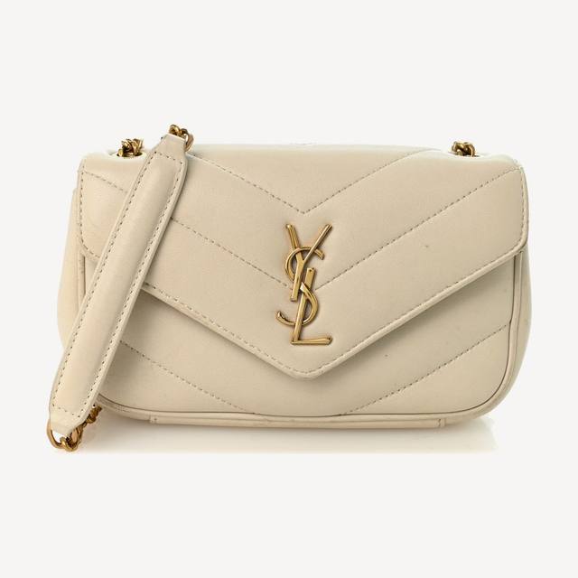 Saint Laurent Loulou Mini in black lambskin