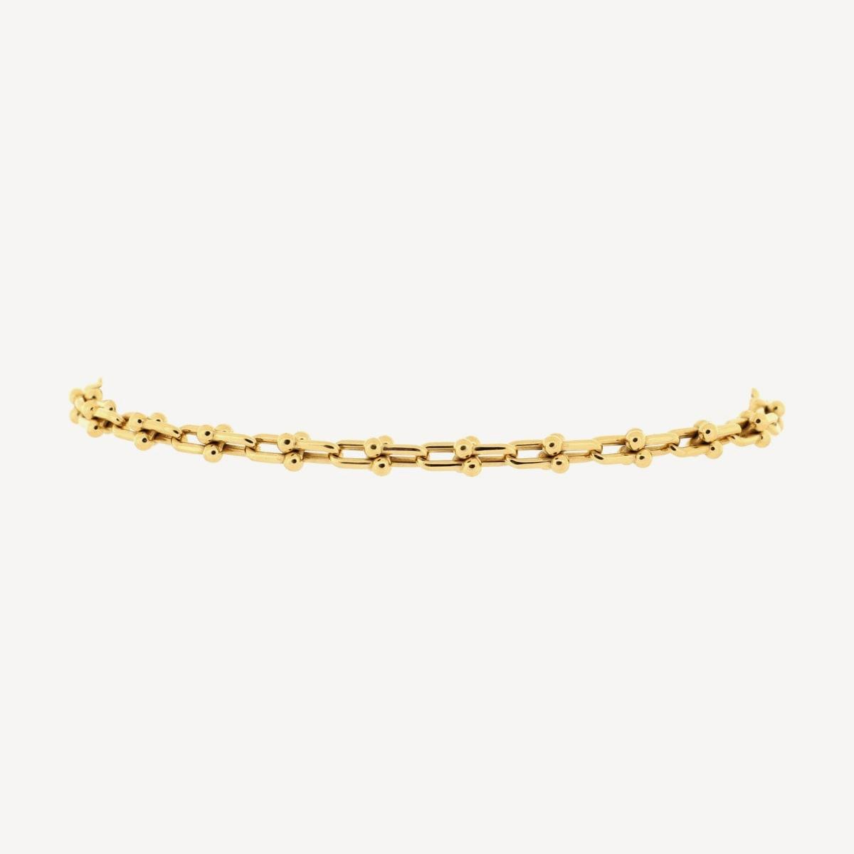 Tiffany HardWear Micro Link bracelet in yellow gold