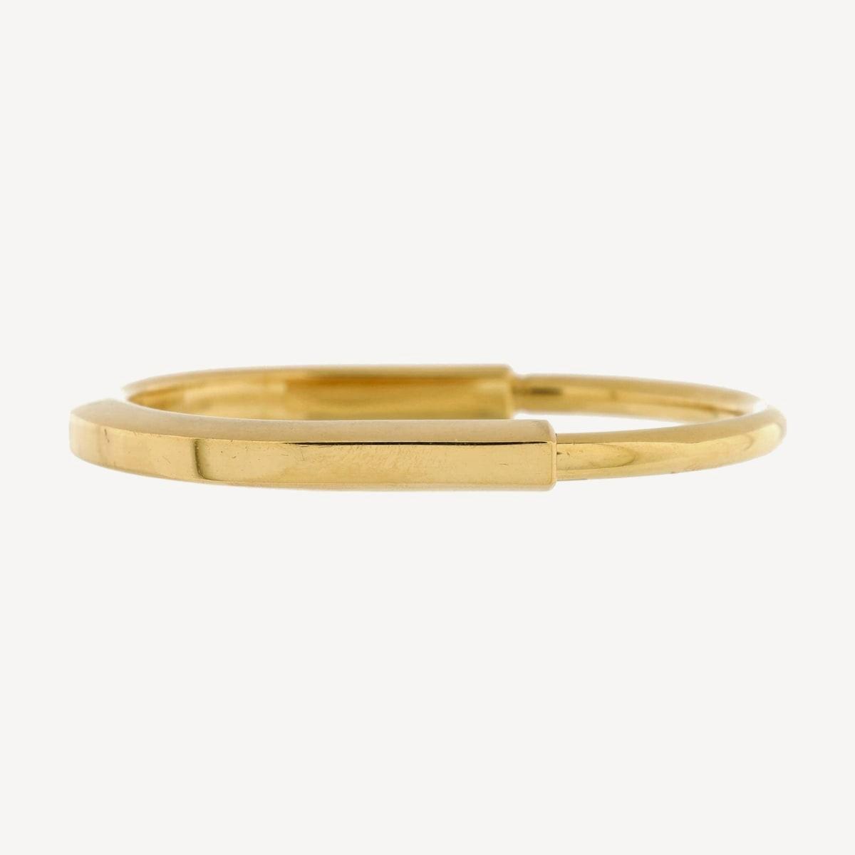 Tiffany Lock yellow gold bangle
